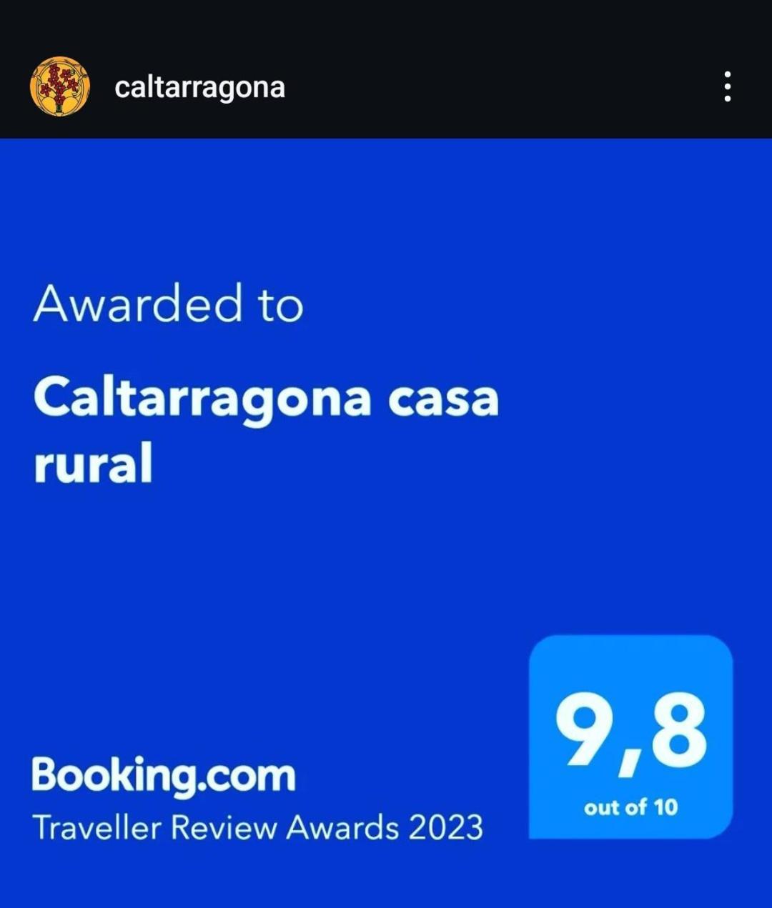 Caltarragona Casa Rural Miralcamp 외부 사진